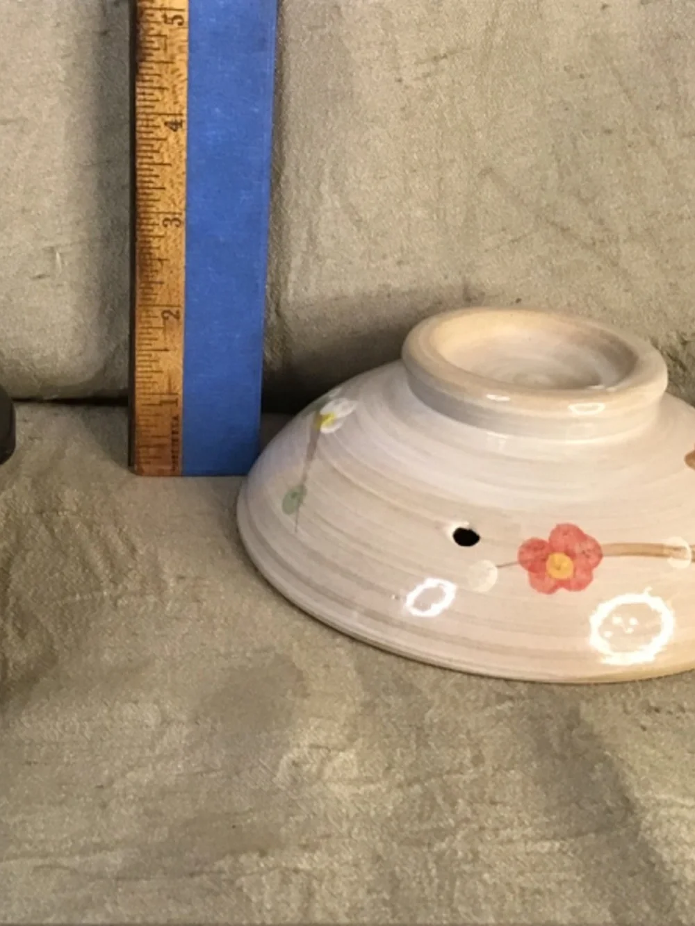 Japanese Pottery Clay Pot Donabe (7.1”) Pink Cherry Bios Hand Painted Floral Lid